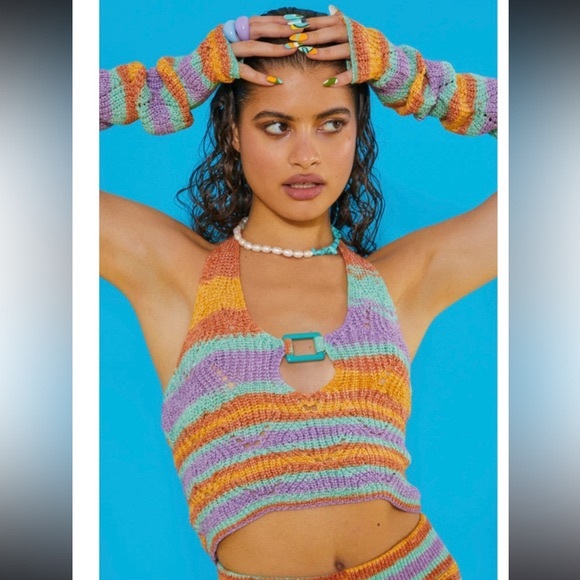 Jaded London Knit Halter Size 2 - Picture 2 of 6